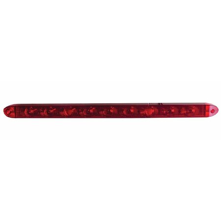 RACESPORT LT LIGHTS UTILITY 17 Inch Light Bar; Red Lens; Red Brake Signal; LED; Red Housing RS-17-RED